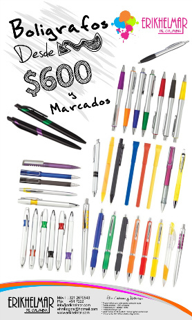 Esferos en Promocion