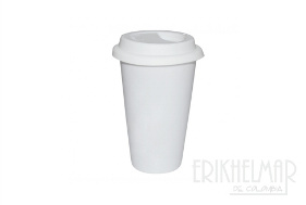 Mug con tapa de silicona